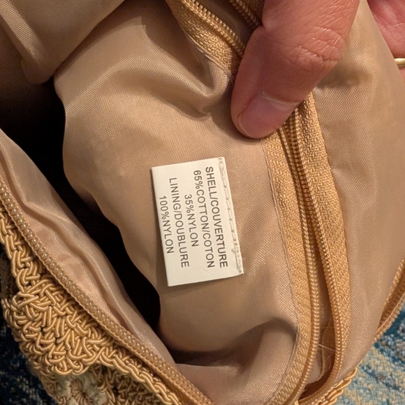 Handcrafted Tan Crochet Bag - Picture 7 of 10